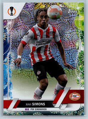 Xavi Simons 2022-23 Topps UEFA Club Competitions Carnaval Edition Samba #60