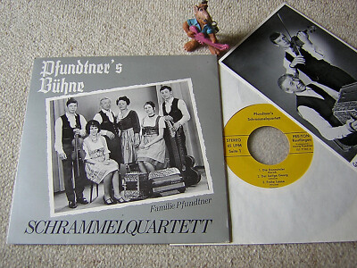 PFUNDTNER´s SCHRAMMELQUARTETT private 5-Track 7''EP +PS + SIGN. AUTOGRAMMKARTE