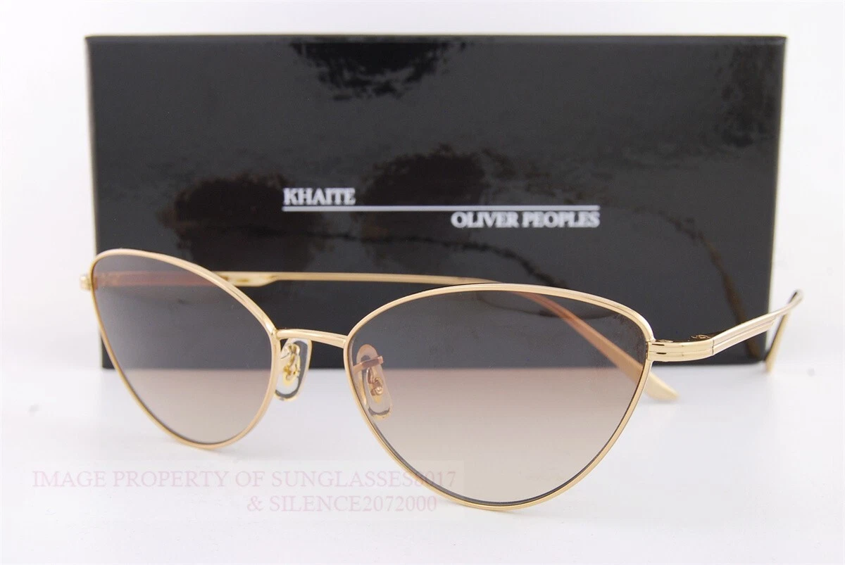 ??Oliver Peoples Gold Cat Eye Sunglasses ? Oliver Peoples Oliver Peoples x Khaite 53MM Cat-Eye  main image 2