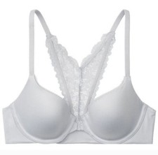 Victoria's Secret 32DDD Body by Victoria Racerback Lined Demi front close bra