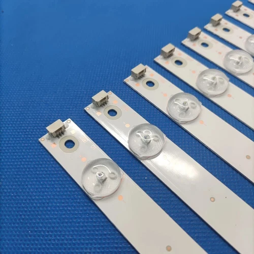 8pcs LED strips for Hitachi 49E30 49D1600 49HR332M05A0 V4 4C-LB490T-HR4 49U3600C - Picture 7 of 12