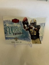 2006 Flair Showcase Wave of the Future Saints Football Card #WOTF22 Reggie Bush 