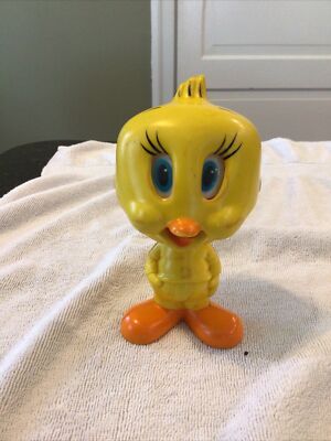 Vintage 1976 MATTEL TALKING TWEETY BIRD with Pull String Works Warner Brothers