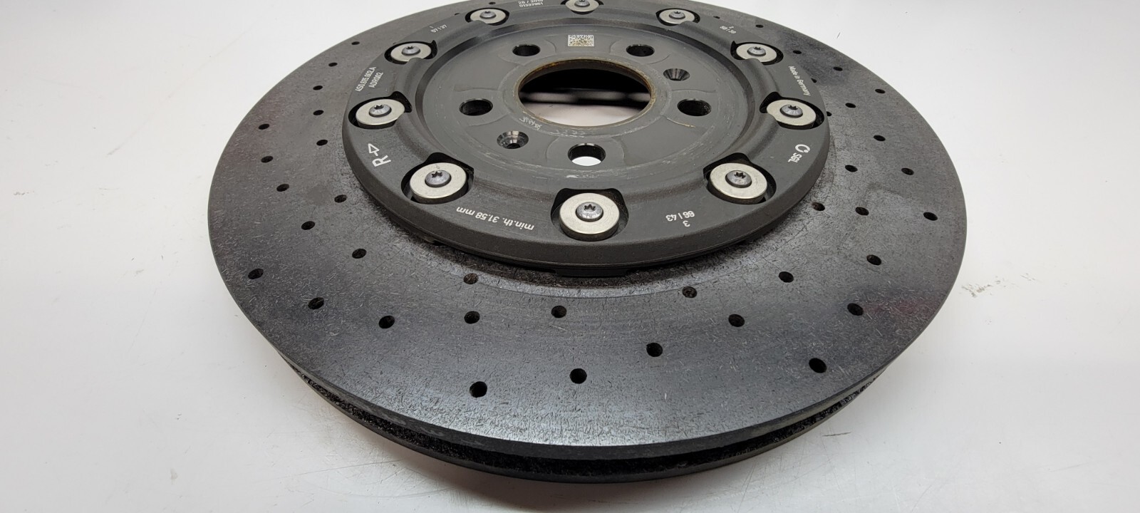 LAMBORGHINI HURACAN LP610 PERFORMANTE EVO REAR RIGHT CERAMIC DISC OEM 4S0615602A