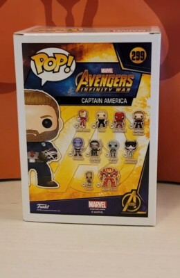 Marvel #0299 Funko POP! Captain America w/ Shield (Walmart