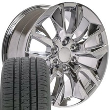 20x9 5916 Rims 27555-20 Tires Set Fits Chevy Gmc 20 2337622