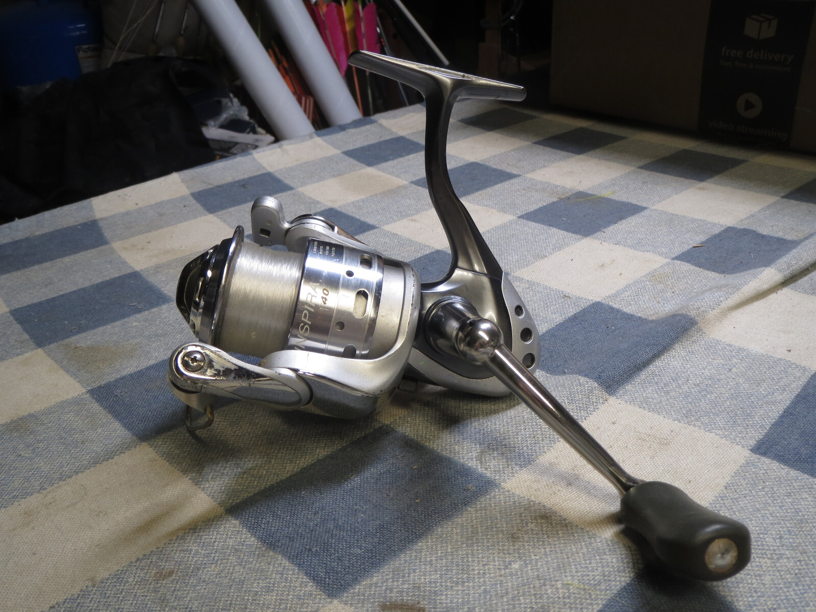 Vintage INSPIRA IA40 Spinning Reel GEAR 5.0.1- 10 Bearings OKUMA Works Well