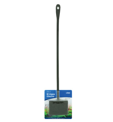 Ista 2 in 1 Schaber Reiniger Algenentferner Easy Tool 50cm für Aquarium Aquarium