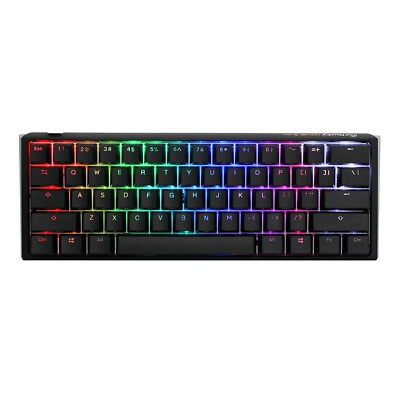 Ducky One 3 Mini Cherry Brown Switch Black Keyboard Hebrew English USB Type-C