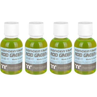 Thermaltake Kühlmittel Premium Concentrate - Acid Green (4 Bottle Pack)