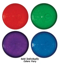 Dog Frisbee Toy Tough TPR Rubber Flyer Disc Pet Fetch Play Assorted Colors 8.75"