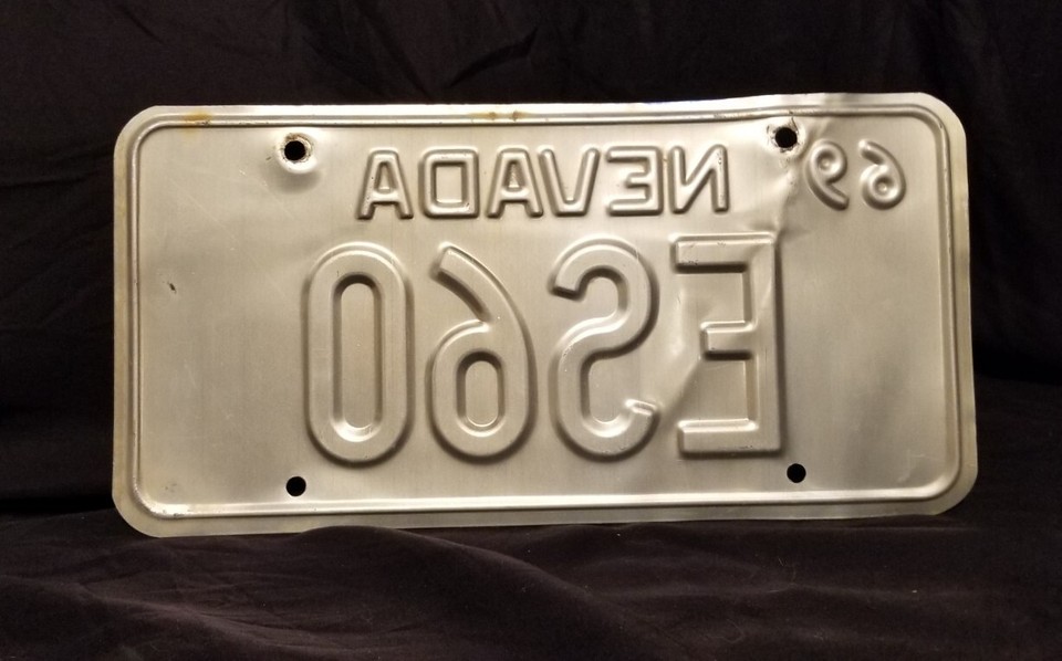Vintage Nevada license plate Esmeralda county 2 digits eBay