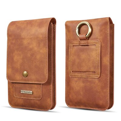 DG. MING Men's Waist Bag Outdoor Wallet Card Bag For Various Mobile Phone Case