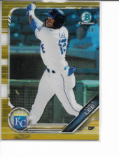 2019 Bowman Chrome Khalil Lee Gold Refractor 12/50 BCP-215 NM con