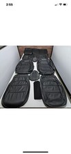 Katzkin Leather Seat Covers For 2021-2023 Ford Bronco Sport Base Black Katzkin Leather Seat Covers For 2021-2023 Ford Bronco Sport Base Black