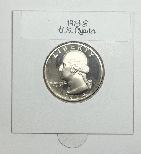 1974-S Washington Quarter Proof — photo from another recent sale