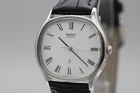 Vintage 1981 SEIKO Chariot 6431-5040 Square Roman Dial Quartz Men's Watch JAPAN