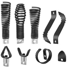8PCS Drain Snake Accessories Rust-Proof Cutter Heads for Electric Pipe Cleaners