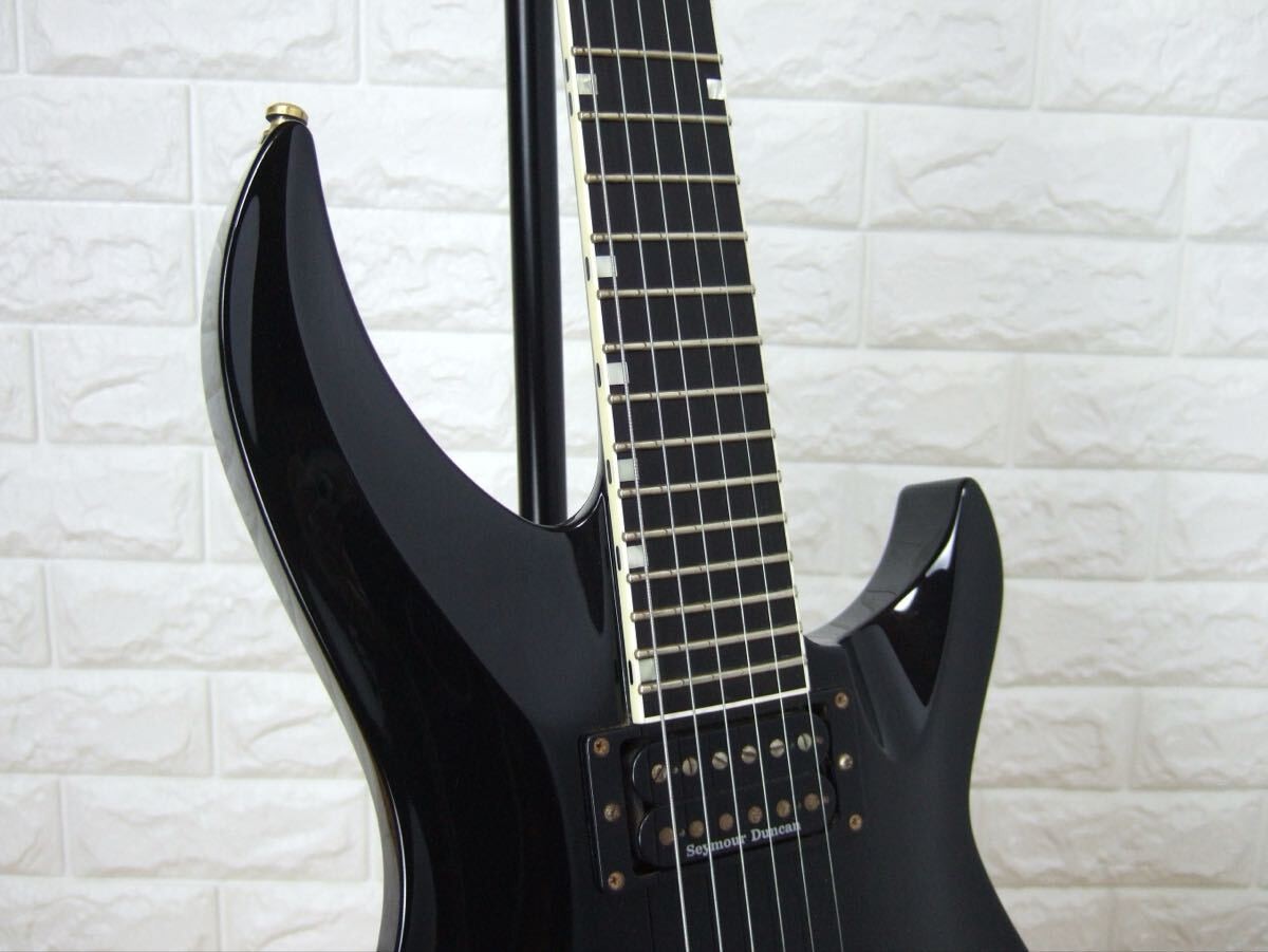 Electric Guitar ESP HORIZON-III Black Made in 2014 with Soft Case