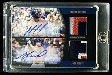 YORDAN ALVAREZ/JOSE ALTUVE 2025 Topps AUTO DUAL PATCH 05/10 Astros MLMDA-AA