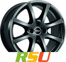 Borbet LV4 mistral anthracite matt 5.5x15" ET40 LK4 100 ML 64 Alufelgen 15 Zoll