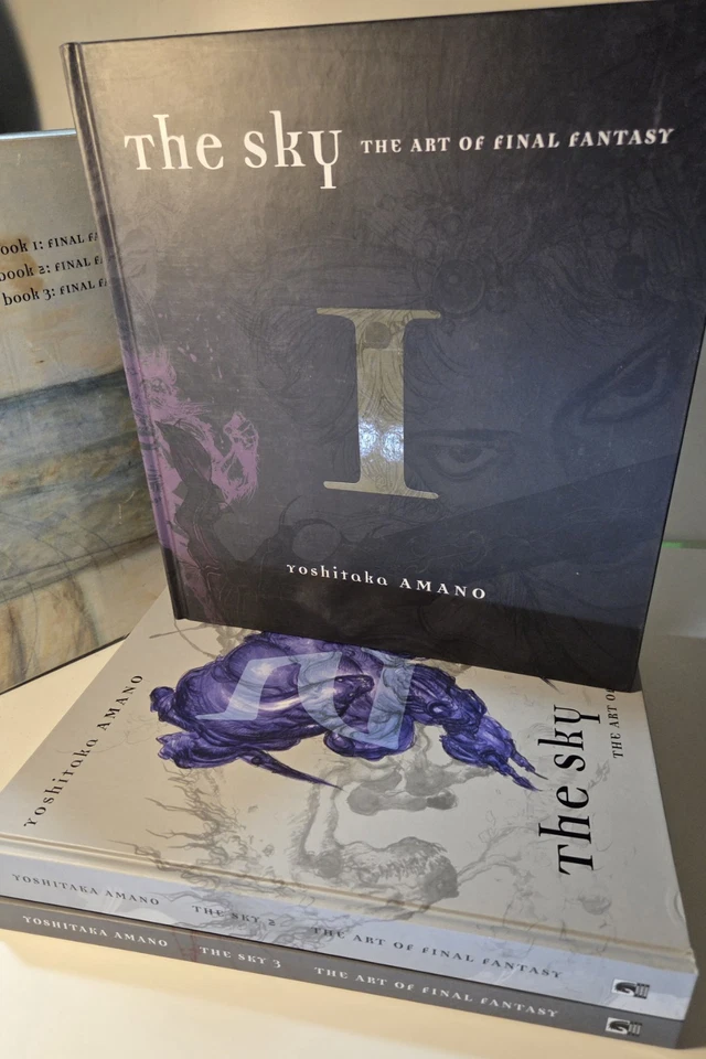 The Sky: The Art of Final Fantasy Amano Estuche Tapa Dura Foto 4 de 4