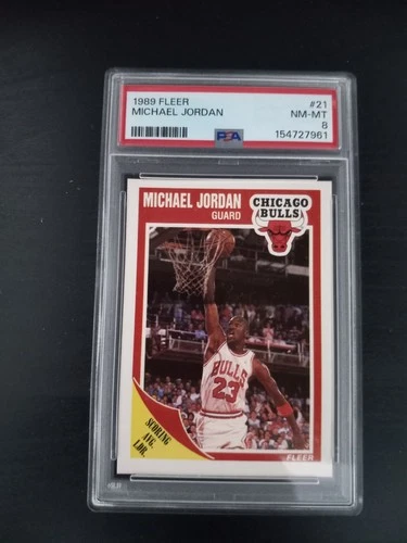 1989-90 Fleer - Michael Jordan #21 PSA #8