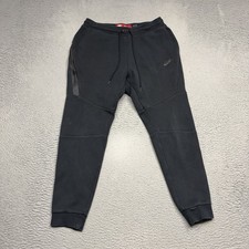Nike Tech Fleece Joggers Mens Medium Triple Black Pants Sweatpants 805162 010