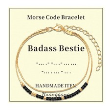 Inspirational Gifts for Women, Morse Code Bracelets for Daughter Mom Best F - 19