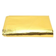 Heat Shield Wrap Tape, 39 x 47in High Temperature Reflective Gold