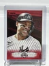 2025 Topps Stadium Club AARON JUDGE Red Parallel New York Yankees