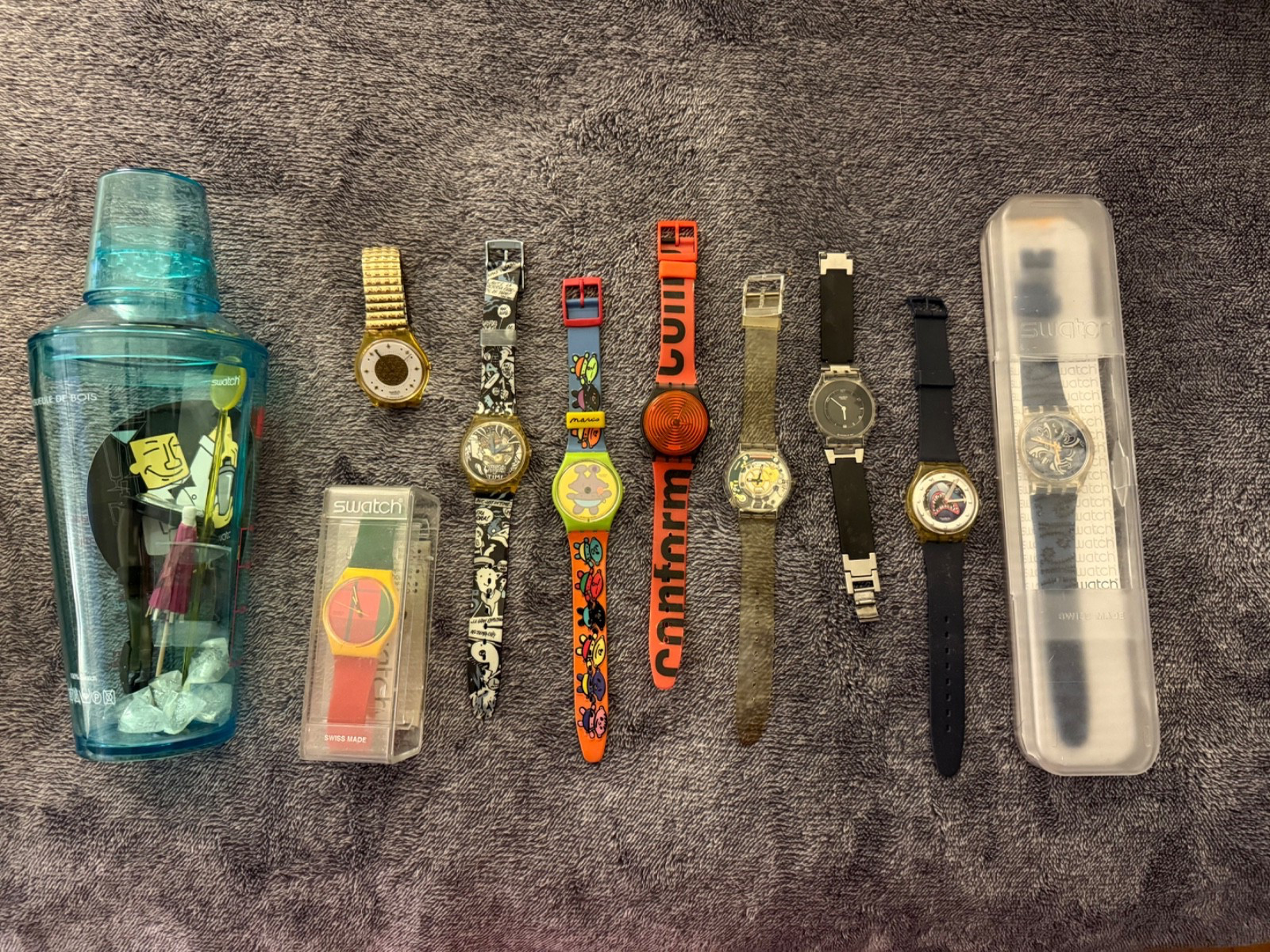 1980's Collection Watch Collection Vintage From Rare -1990's finds Swatch - vintagewatches.pk