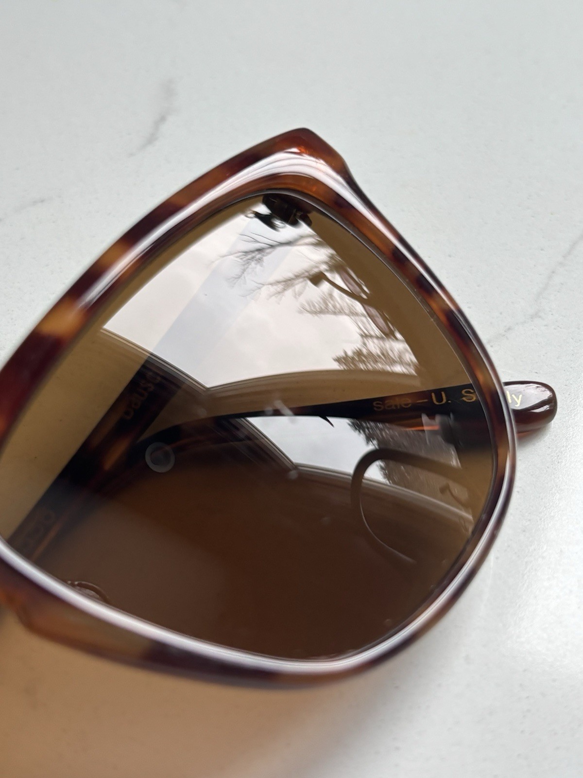 Bausch & Lomb Rectangular Tortoise Shell Men's Su… - image 5