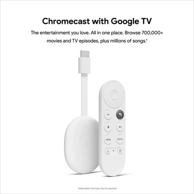 Chromecast with Google TV - Streaming Entertainment in HD