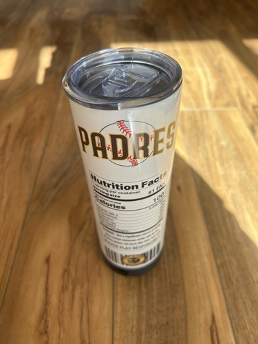 San Diego Padres Bluetooth Speaker Tumblr Cup With Straw Brand New - Picture 3 of 7