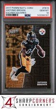2017 NATIONAL CONVENTION ESCHER SQUARES #FB19 ANTONIO BROWN #/25 POP 1 PSA 10