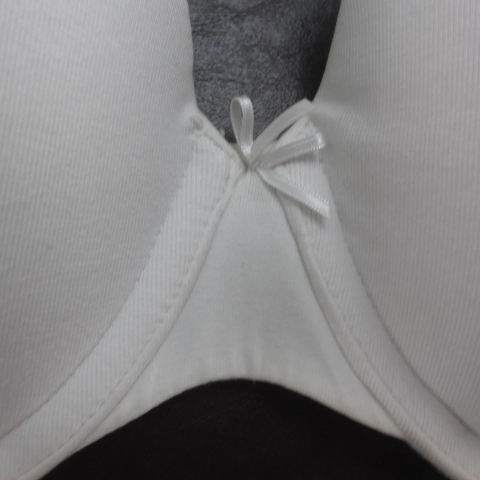 Sujetador Cacique Mujer 44B Blanco Con Aros Camiseta Copa Moldeada Correas Ajustables Foto 3 de 4