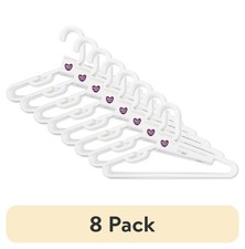 Infant and Toddler Clothes Hangers White Set of 10