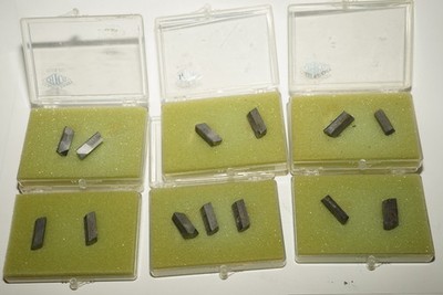Lot of 23 PCD Polycrystalline Diamond Cutting Inserts