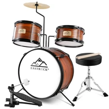 Kids Drum Set, 3 Piece 14'' Junior Drum sets for Drummer,Beginner, Drum Set f...