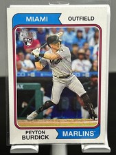 2023 Topps Heritage - #322 - Peyton Burdick - Miami Marlins Rookie