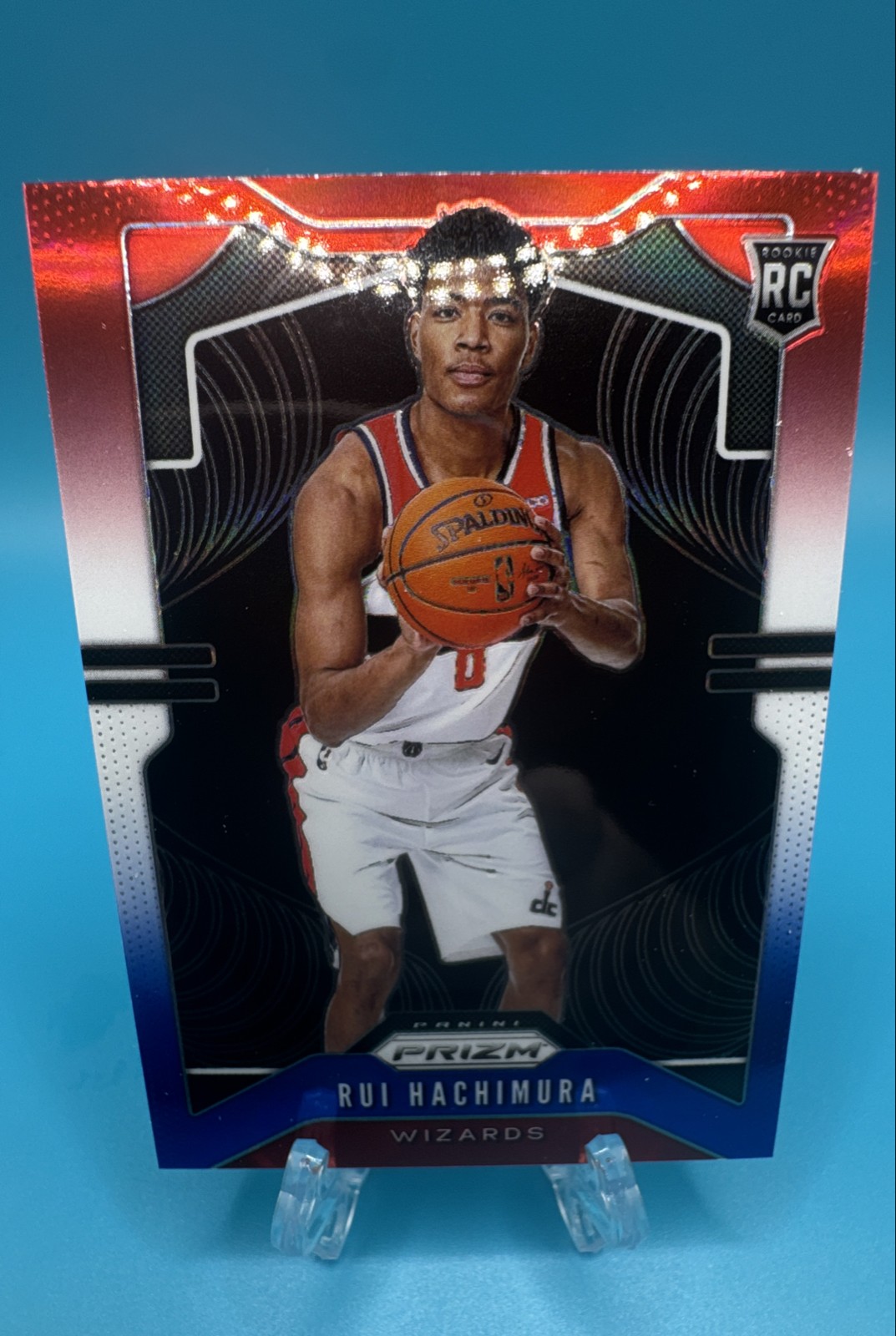 2019-20 Panini Prizm - Rookie Rui Hachimura #255 Red White & Blue Prizm (RC)