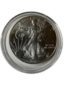2015 AMERICAN EAGLE, GEM BU COIN, EARLY STRIKE -.999 FINE SILVER - FREE CAPSULE