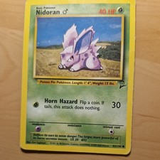 Pokemon TCG - Nidoran Male 83/130 1999-2000 Common Base Set 2