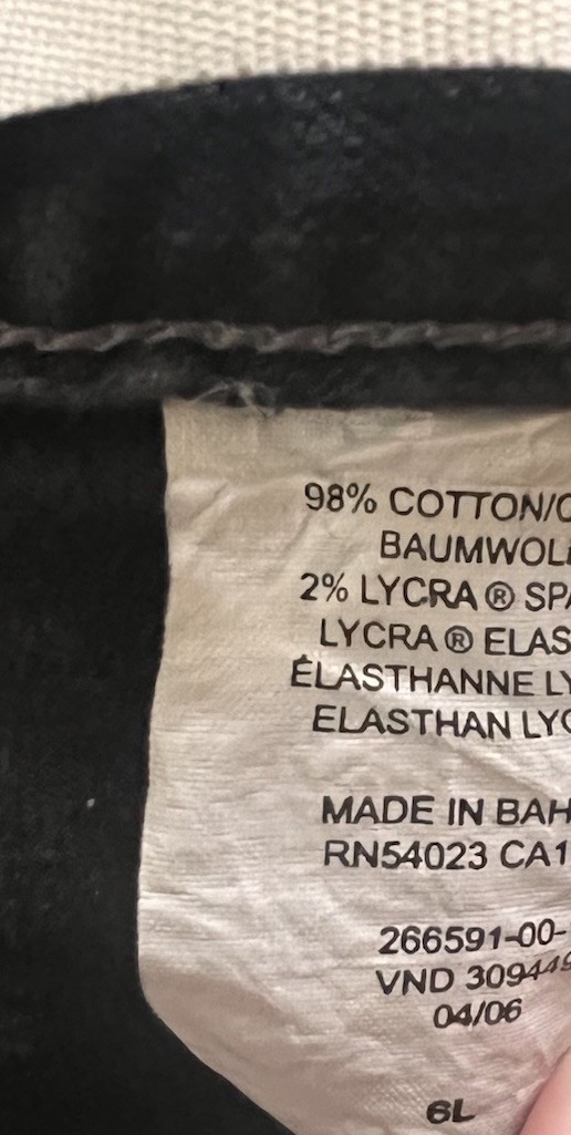 Gap Long And Lean Stretch Light Black/ Gray Jeans… - image 9