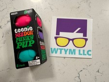 NeeDoh Teenie Nee Doh Funky Pup Dog 3 Pack - Random Color