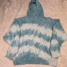 PINK Victoria's Secret Hoodie Pullover Sweatshirt Tie Dye XS Extra Small