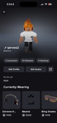 Alt account on sale, Meanie face, Extreme Headphones, and bling shades