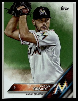 2016 Topps #676 Jarred Cosart Rainbow Foil Miami Marlins