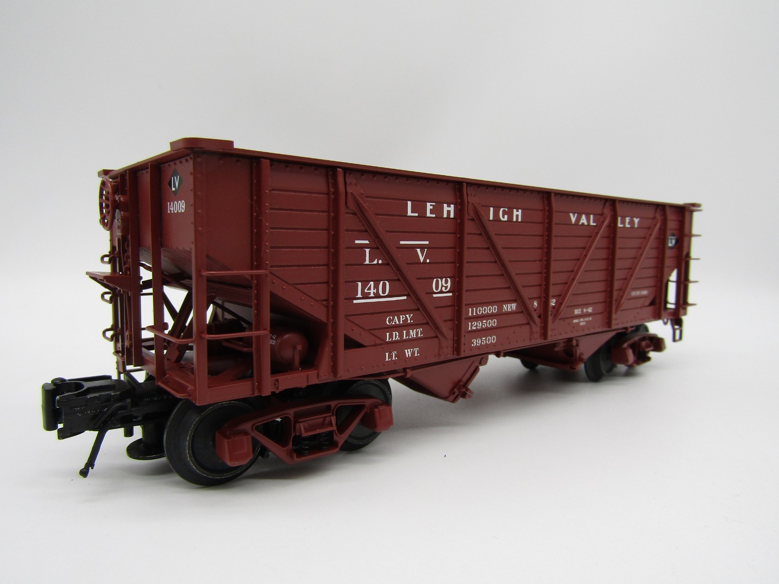 Atlas O 50 Ton War Emergency Hopper - LV 14009 3-Rail